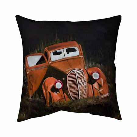 FONDO 20 x 20 in. Humpy Old Car by Night-Double Sided Print Indoor Pillow FO2794466